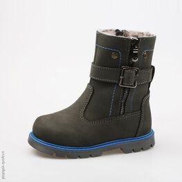 362059-52 Сапожки для мальчики серый