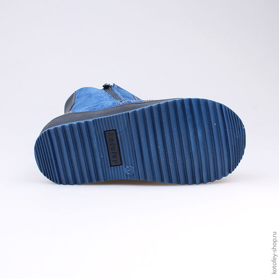 362060-41 Сапожки для мальчики светло-синий фото №3