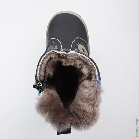 362061-51 Сапожки для мальчики светло-синий фото №4