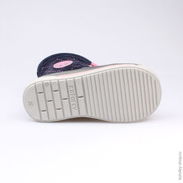 362068-41 Сапожки для девочки син-роз фото №3