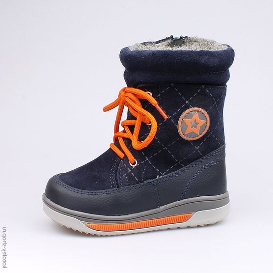 362068-42 Сапожки для мальчики син-ора