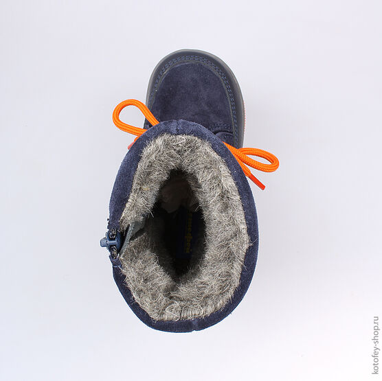 362068-42 Сапожки для мальчики син-ора фото №4