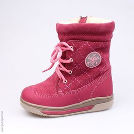 362068-43 Сапожки для девочки бордовый