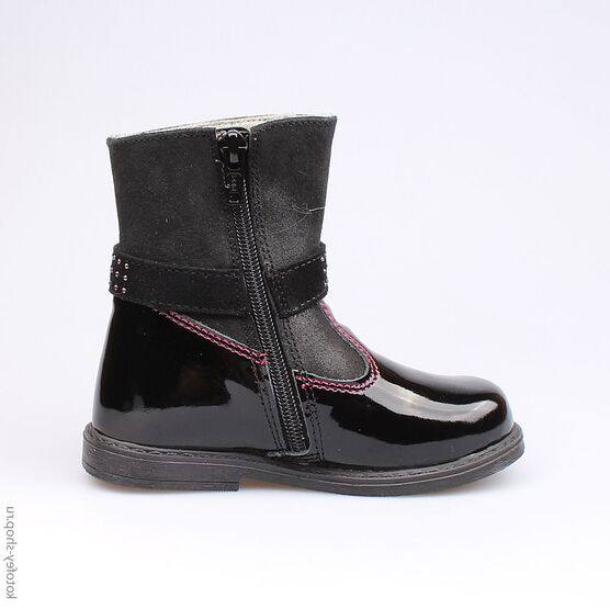 362071-31 Сапожки для девочки черный фото №2