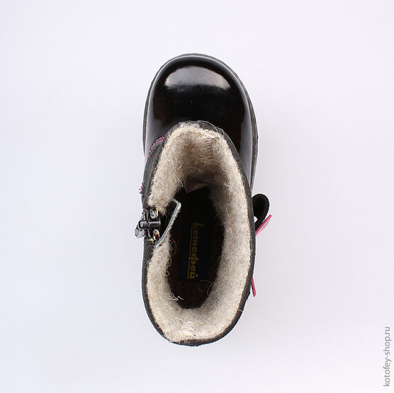 362071-31 Сапожки для девочки черный фото №4