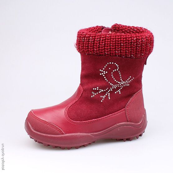 362073-41 Сапожки для девочки бордовый