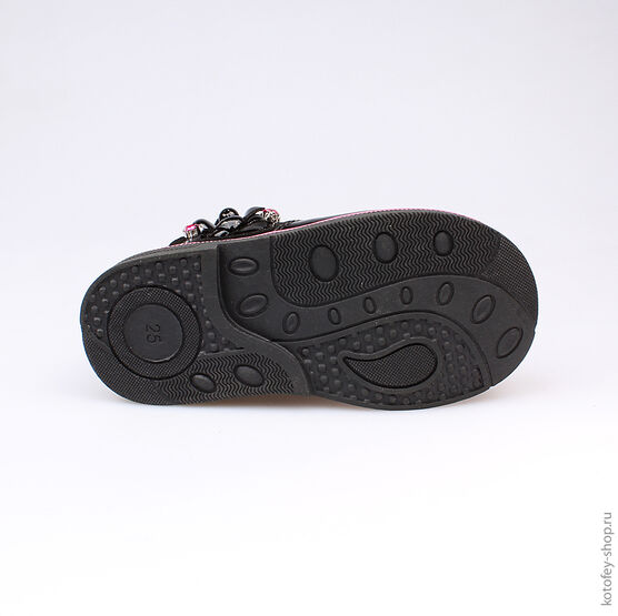 362075-31 Сапожки для девочки черный фото №3