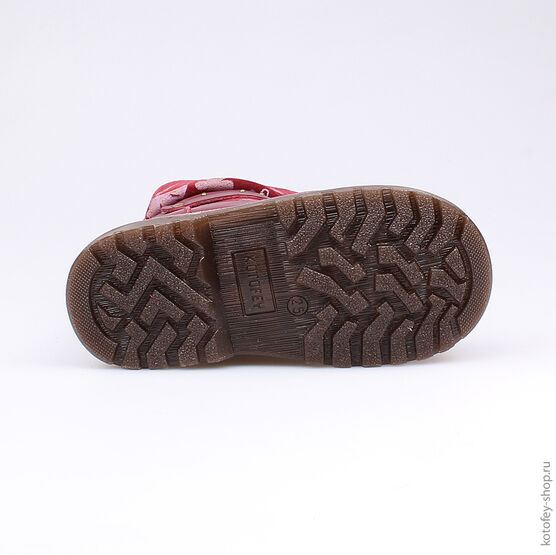 362077-41 Сапожки для девочки бордовый фото №3