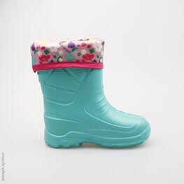 365135-11 Резиновые сапоги для девочки бирюзовый фото №2