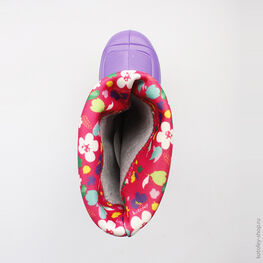 365136-11 Резиновые сапоги для девочки сиреневый фото №4