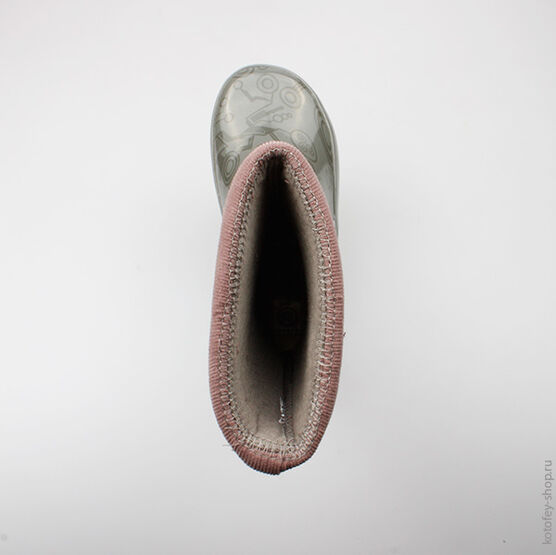 366094-12 Резиновые сапоги для мальчики серый фото №4