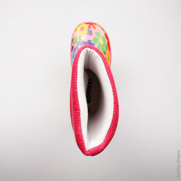 366114-11 Резиновые сапоги для девочки роз-цве фото №4