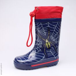 366132-11 Резиновые сапоги для мальчики син-кра