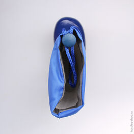 366142-11 Резиновые сапоги для мальчики син-сер фото №4