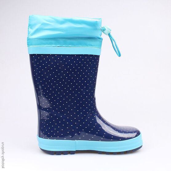 366149-11 Резиновые сапоги для девочки син-бир фото №2