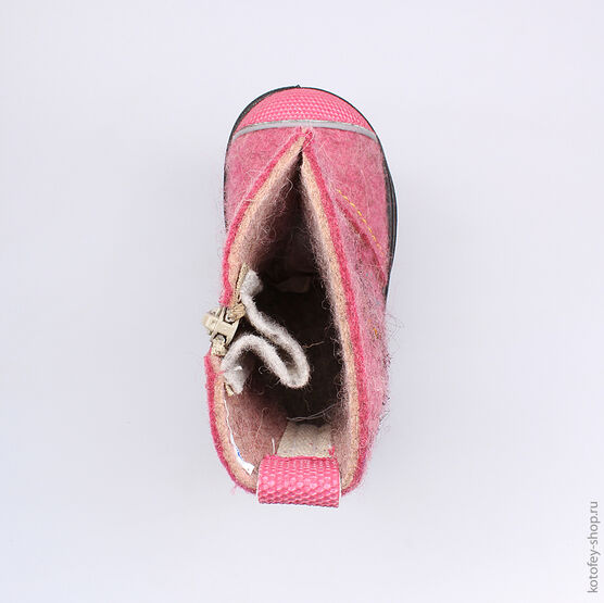 367027-03 Валенки для девочки розовый фото №4