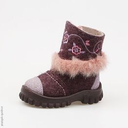 367049-02 Валенки для девочки фиолетовый