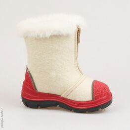 367071-44 Валенки для девочки белый фото №2