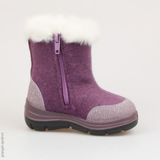 367077-44 Валенки для девочки сиреневый фото №2