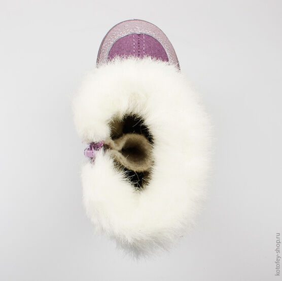 367077-44 Валенки для девочки сиреневый фото №4