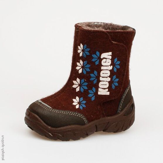 367080-41 Валенки для мальчики коричневый
