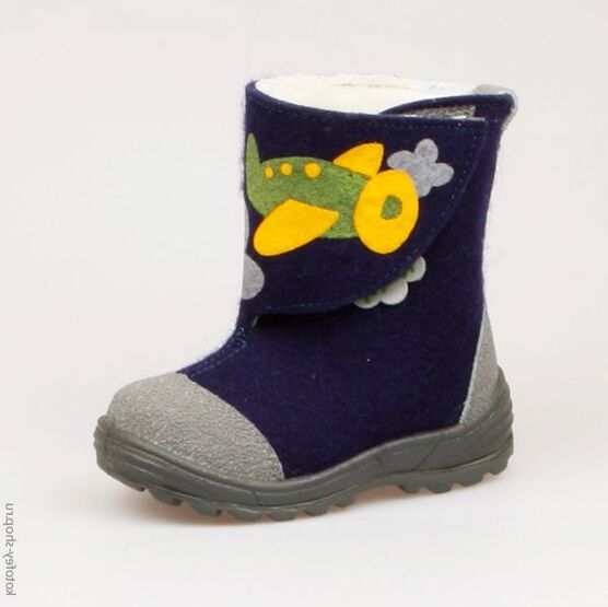 367082-41 Валенки для мальчики светло-синий