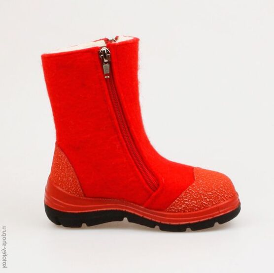 367086-41 Валенки для девочки красный фото №2