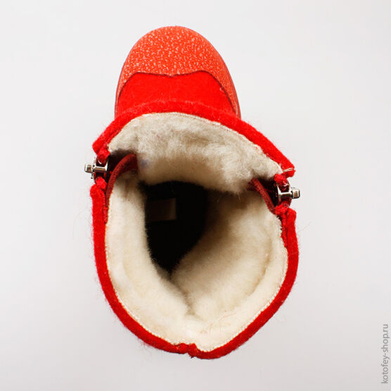367086-41 Валенки для девочки красный фото №4