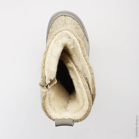 367094-41 Валенки для девочки серый фото №4