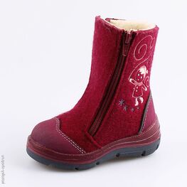 367095-44 Валенки для девочки бордовый