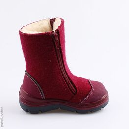 367095-44 Валенки для девочки бордовый фото №2