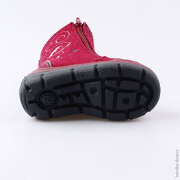 367095-44 Валенки для девочки бордовый фото №3