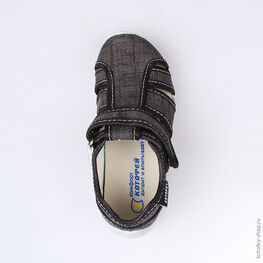 421013-14 Сандалии текстильные для мальчики черный фото №4