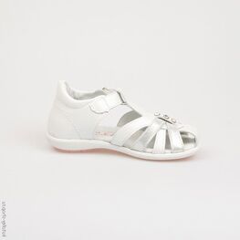 422049-21 Босоножки для девочки белый фото №2