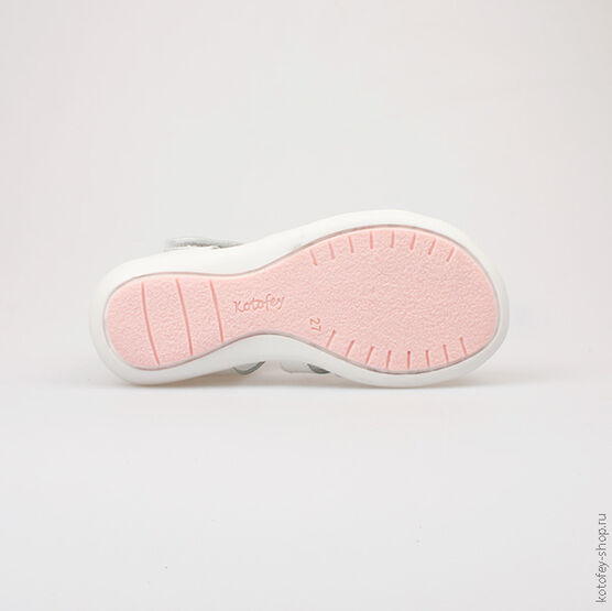 422049-21 Босоножки для девочки белый фото №3