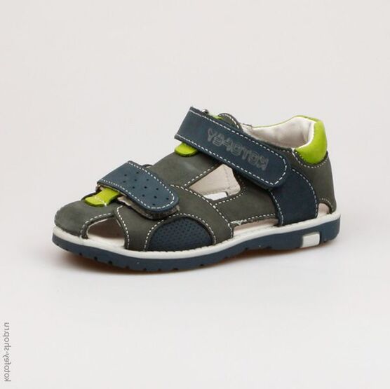 422050-22 Сандалии для мальчики сер-син