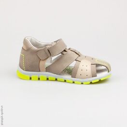 422054-22 Сандалии для мальчики сер-сал фото №2