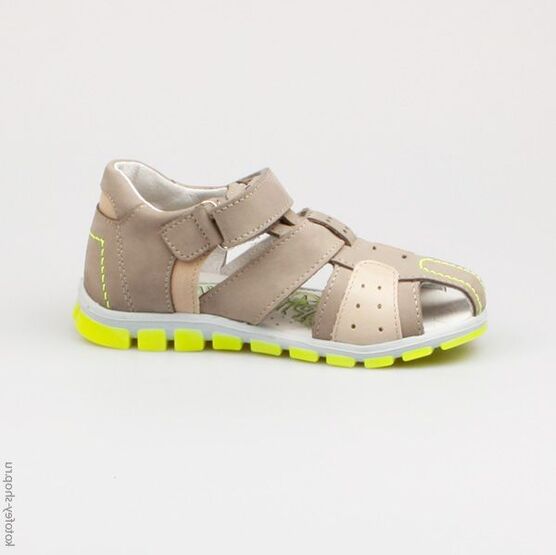 422054-22 Сандалии для мальчики сер-сал фото №2