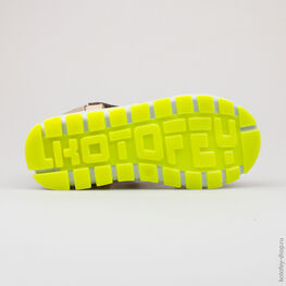 422054-22 Сандалии для мальчики сер-сал фото №3