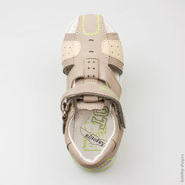 422054-22 Сандалии для мальчики сер-сал фото №4