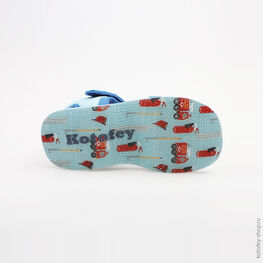 425001-11 Пляжная обувь голубая для мальчики голубой фото №3