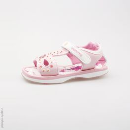 425005-11 Пляжная обувь розовая для девочки розовый