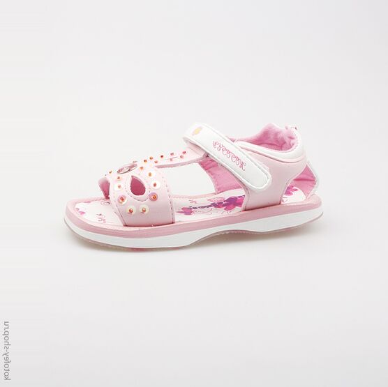 425005-11 Пляжная обувь розовая для девочки розовый