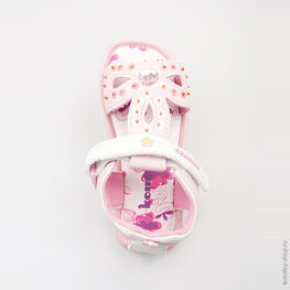 425005-11 Пляжная обувь розовая для девочки розовый фото №4