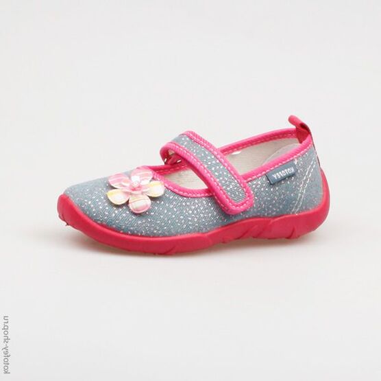 431048-12 Текстильная обувь для девочки голубой