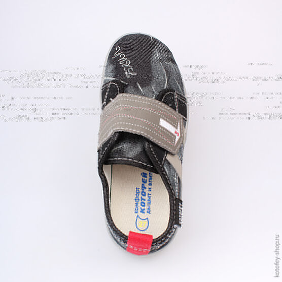 431052-12 Текстильная обувь для мальчики черный фото №4