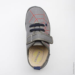 431054-16 Текстильная обувь для мальчики серый фото №4