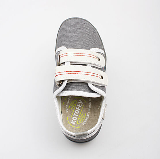 431062-14 Текстильная обувь для мальчики серый фото №4