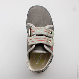 431062-72 Текстильная обувь для мальчики серый фото №4