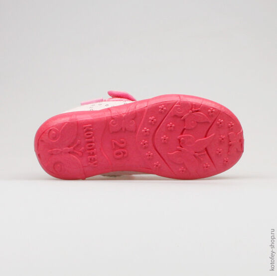 431064-14 Текстильная обувь для девочки розовый фото №3